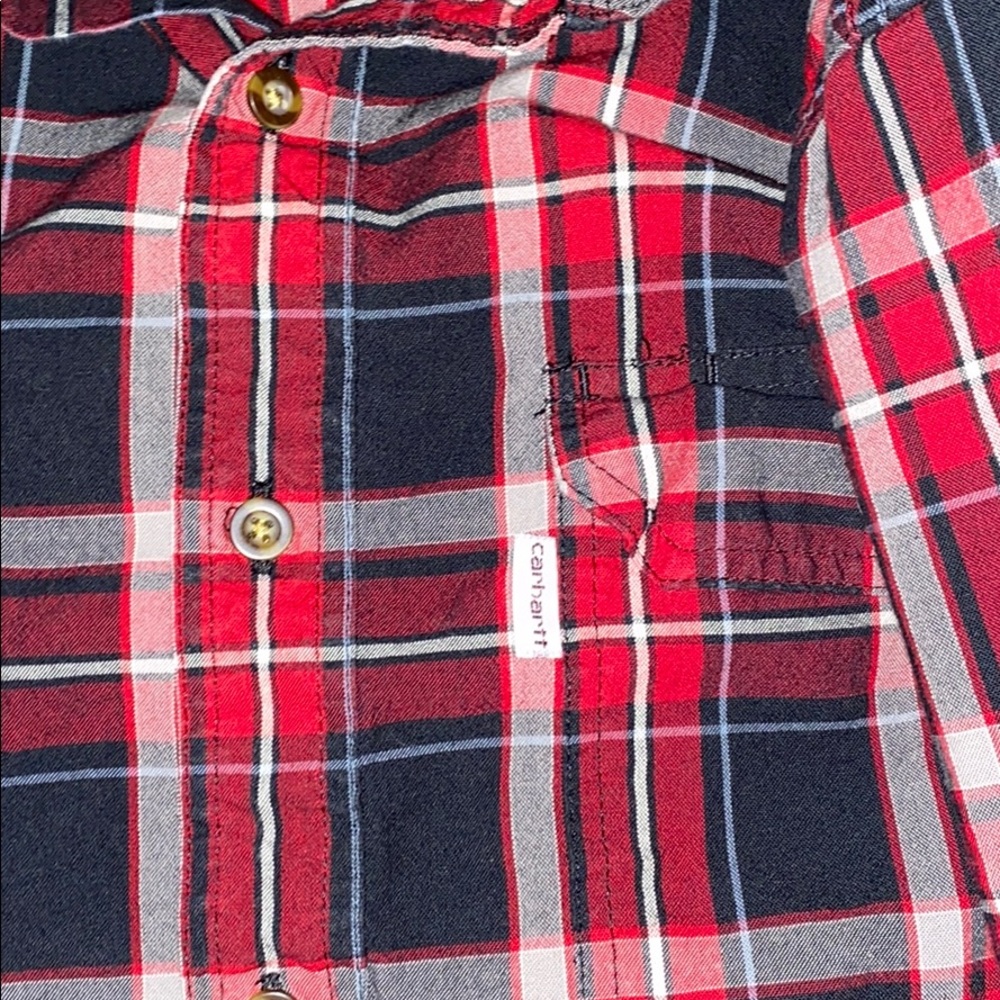 Men’s Carhartt flannel long sleeve - Picture 4 of 4